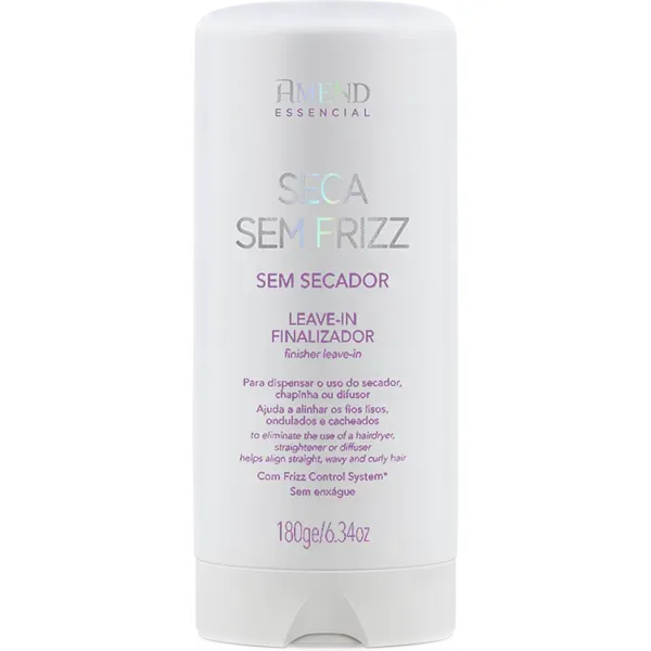 13387 - Leave-in Finalizador Seca Sem Frizz 180ml Amend Essencial 13387 - Leave-in Finalizador Seca Sem Frizz 180ml Amend Essencial